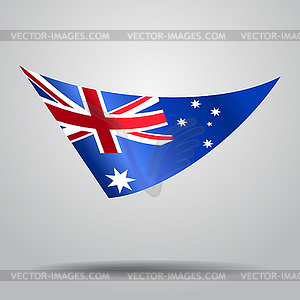 Australian flag background. - vector image