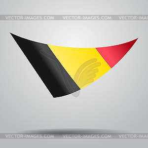 Belgian flag background.  - vector image