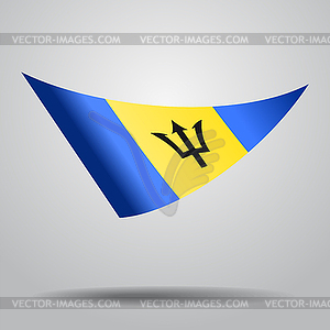 Barbados flag background.  - vector clipart