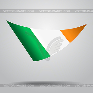 Irish flag background.  - vector clip art