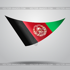 Afghanistan flag background.  - vector image