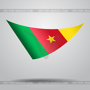 Cameroon flag background.  - vector image