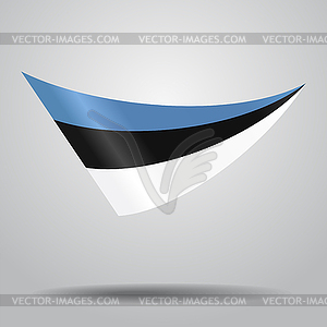 Estonian flag background.  - vector clipart