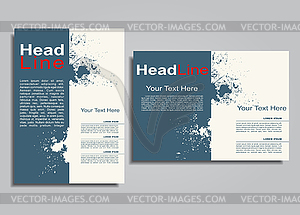 Book album brochure cover design template.  - vector image