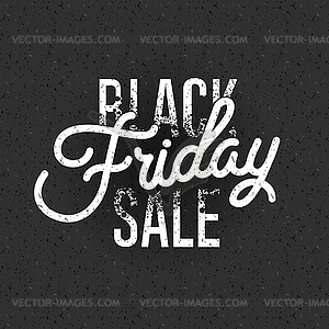 Black Friday sale design - vector clip art