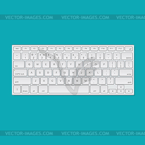 Computer keyboard - vector clipart
