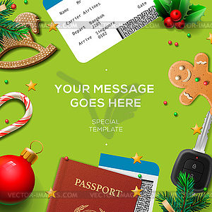 Travel blog concept, holiday blogging online - vector clipart