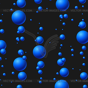 Bubbles underwater,  - vector image