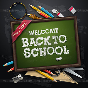 Back to school - vector EPS clipart