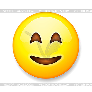 Emoji , emoticon face - vector clipart