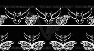 Pattern with owl - vector clip art