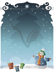 Christmas poster 0 - vector clipart