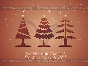Christmas card 0 - vector image