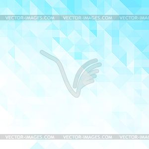 Triangle blue - vector clipart