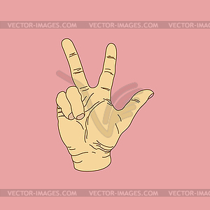 Hand0 - vector clipart