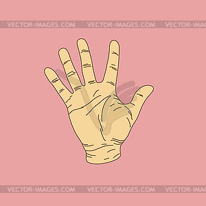 Hand0 - vector image