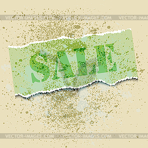 Blot 07 sale color - vector clipart