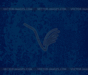 Гранж-01 темно-синий - графика в векторном формате