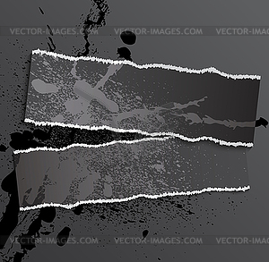 Blot and paper black0 - vector clip art