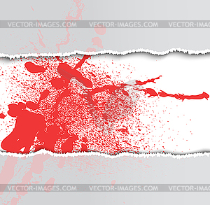 Rad blot and paper white0 - vector image