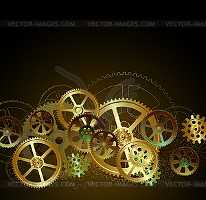 Steel grid yellow - vector image