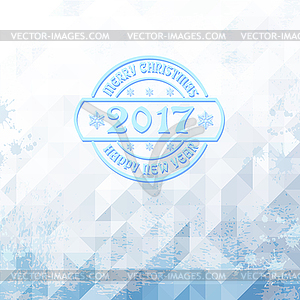 Рождество синий новый год - изображение в векторном виде