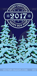 New year santa0 - color vector clipart