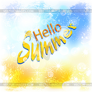 Summer background 00a - vector clipart