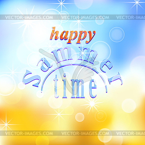 Summer background 0 - vector image