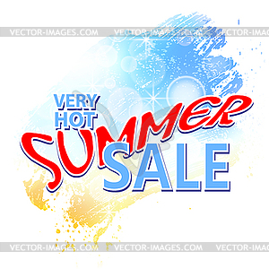 Summer sale - vector image