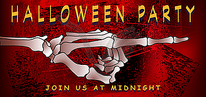 Halloween party 0 - vector clip art