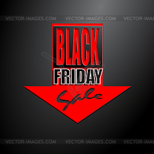 Black friday 02b - royalty-free vector clipart