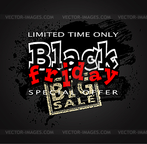 Big black friday0 - vector clipart