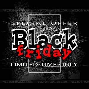 Big black friday06b - vector EPS clipart
