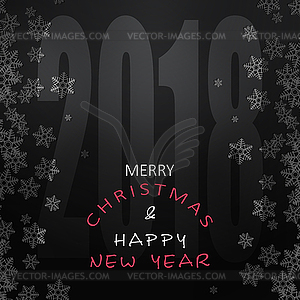 Christmas black background0 - color vector clipart