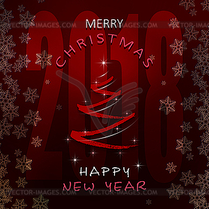 Christmas rad background01a - vector image