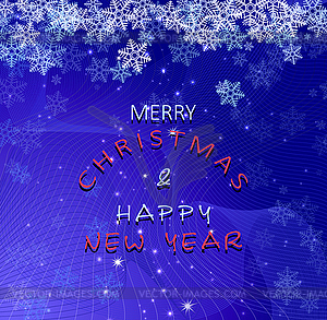 Merry christmas background - vector clipart