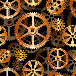 Gears seamless 01a - vector clipart