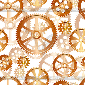 Gears seamless 02a - vector clipart