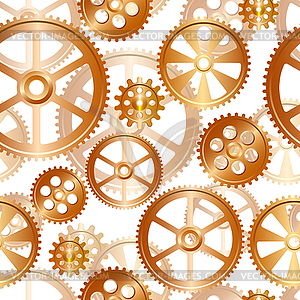 Gears seamless - vector image