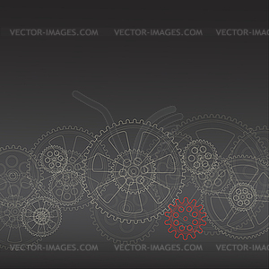 Light gears 0 - vector clipart / vector image