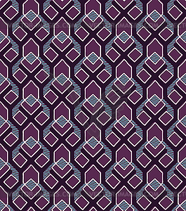 Geometric abstract seamless pattern motif - vector clipart