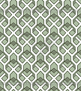 Geometric abstract seamless pattern motif - vector clip art