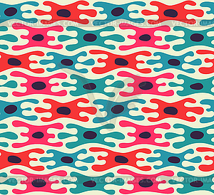 Abstract seamless pattern. Ethnic motif. Colorful - vector image