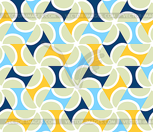 Geometric abstract seamless pattern motif - vector clipart / vector image