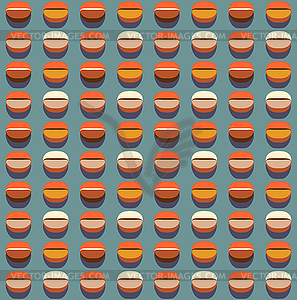 Coffee seamless pattern. Stylized coffee beans moti - vector image