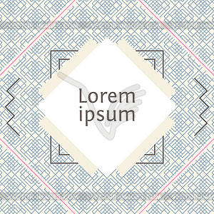Invitation, wedding or greeting card template. - vector clip art