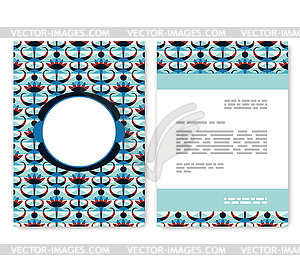 Flyer, leaflet, booklet layout. Editable design - vector image