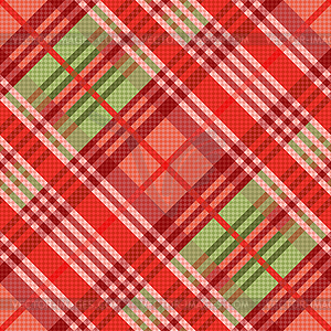 Diagonal seamless pattern mainly in red hues - vector clip art