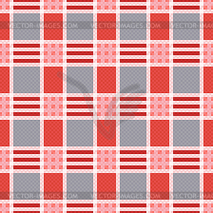 Rectangular seamless pattern in pink an gray - vector clip art